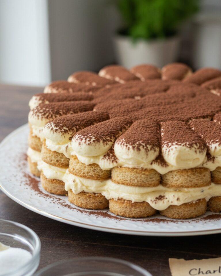 Charlotte Tiramisù: il Classico Italiano in una Versione Fresca e Irresistibile