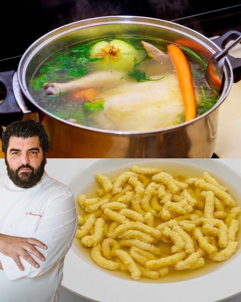 Brodo di pollo di Cannavacciuolo: la ricetta genuina dello chef stellato