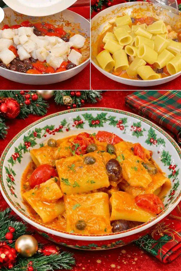 Paccheri al baccalà