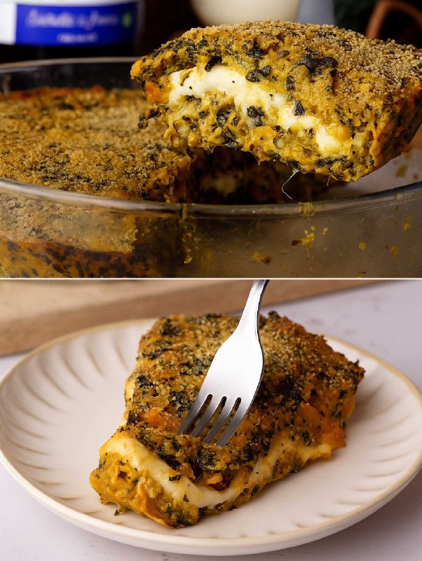 Tortino di Patate Dolci e Cavolo Nero: il Piatto “Salva Cena” Sano, Filante e 100% Verdure