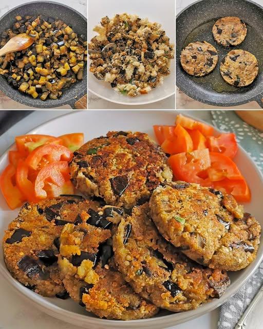 Hamburger di Melanzane Morbidi e Saporitissimi: l’Alternativa Vegetariana Che Conquista Tutti