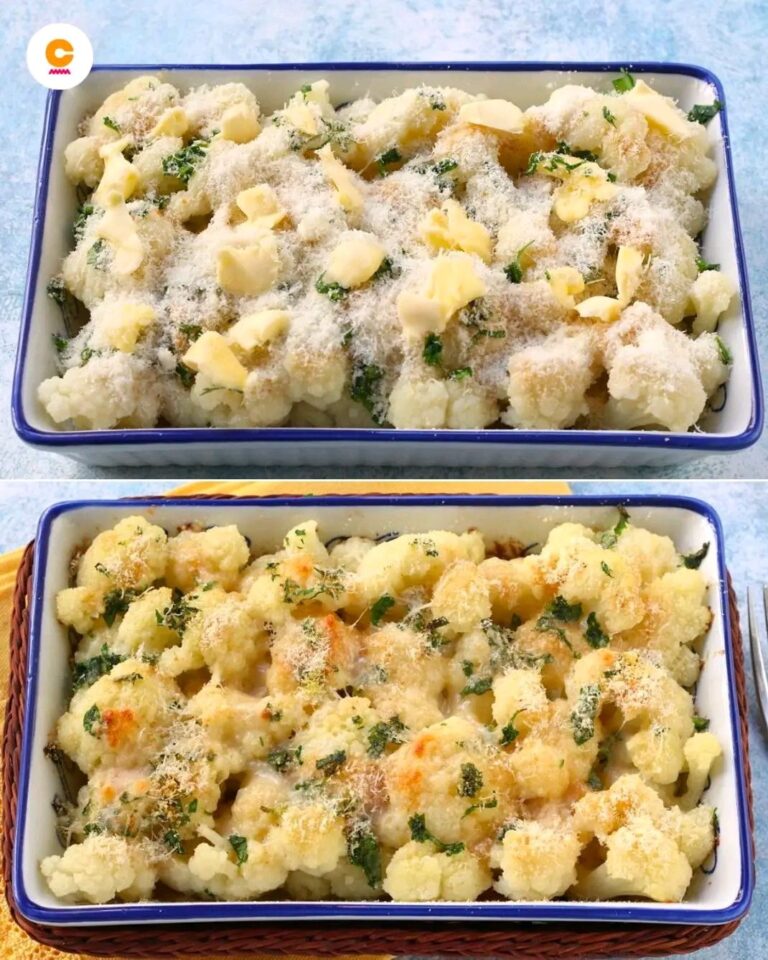 Cavolfiore gratinato al forno