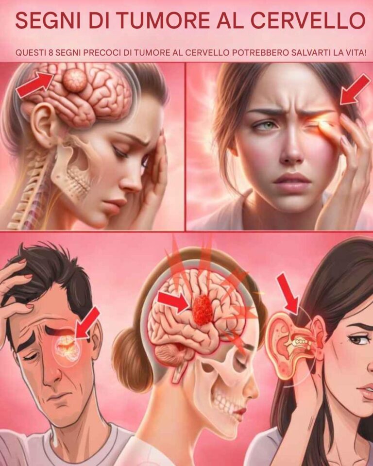 Non sottovalutare questi 10 segnali precoci che potrebbero indicare un tumore al cervello.