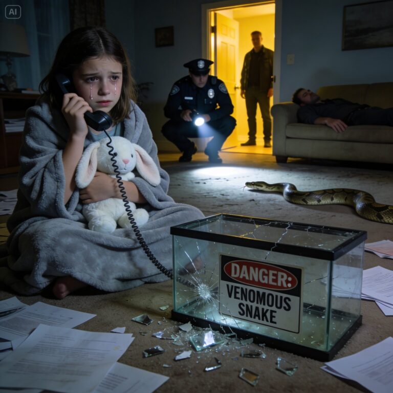 Una bambina ha chiamato il 911 piangendo: "Il serpente di papà è così grande che fa male!"...-nghia