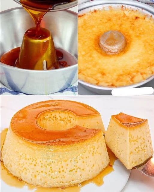 Fatto in casa in pochi minuti! Flan al caramello