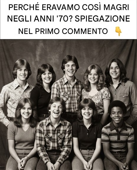 Perché eravamo più magri negli anni '70?