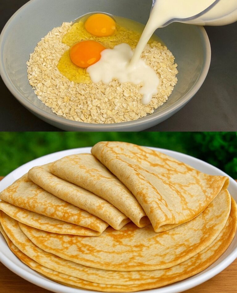 Lo preparo ogni mattina: ricetta per pancake d’avena in 5 minuti, senza zucchero e farina!