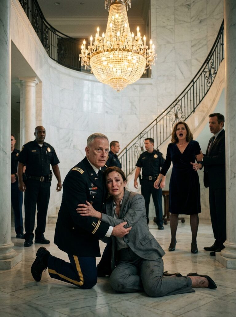 Avevo appena varcato la soglia quando mio marito mi diede uno schiaffo così forte da farmi fischiare le orecchie. “Sai almeno che ore sono, inutile stronza? Vai in cucina e cucina per mia madre!”. Lo sopportai. Passai un’ora a prepararle da mangiare, solo per sentirla prendere un boccone, sputarlo e spingermi all’indietro. Quando caddi a terra, l’improvviso, straziante crampo e il caldo afflusso di sangue mi dissero tutto quello che avevo bisogno di sapere. Stavo perdendo il nostro bambino. Mi affrettai a prendere il telefono per chiamare il 911. Mio marito si limitò a sghignazzare, me lo strappò di mano e lo lanciò dall’altra parte della stanza. Smisi di piangere. Lentamente, tenendomi lo stomaco, alzai lo sguardo verso l’uomo che avevo sposato e la donna che aveva appena ucciso mio figlio. “Chiama mio padre”, sussurrai. Non avevano idea di chi fosse veramente.