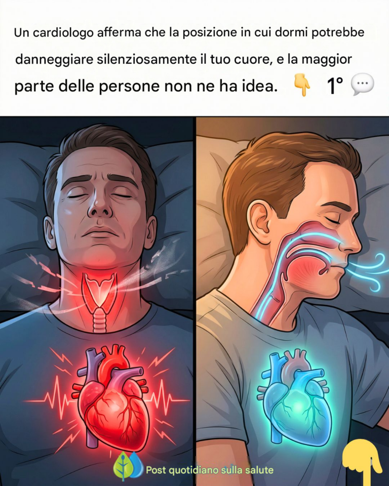Un cardiologo afferma che la posizione in cui dormi potrebbe danneggiare silenziosamente il tuo cuore, e la maggior parte delle persone non ne ha idea.