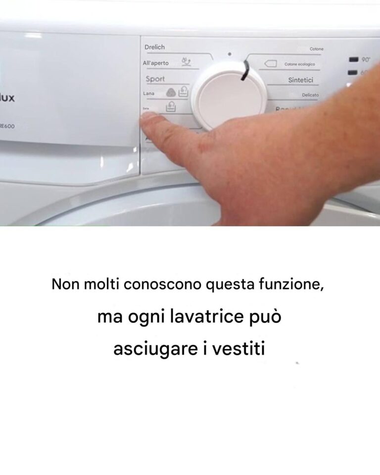 10 lavatrici su 10 sono in grado di asciugare, ma solo alcune di esse specificano questa funzione.