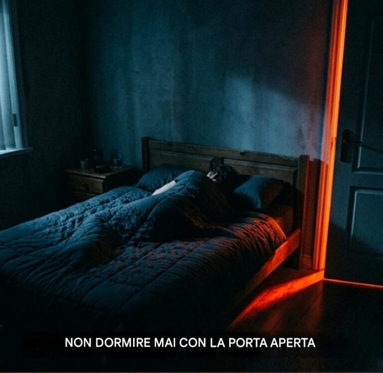 Se dormi con la porta aperta, dovresti saperlo.