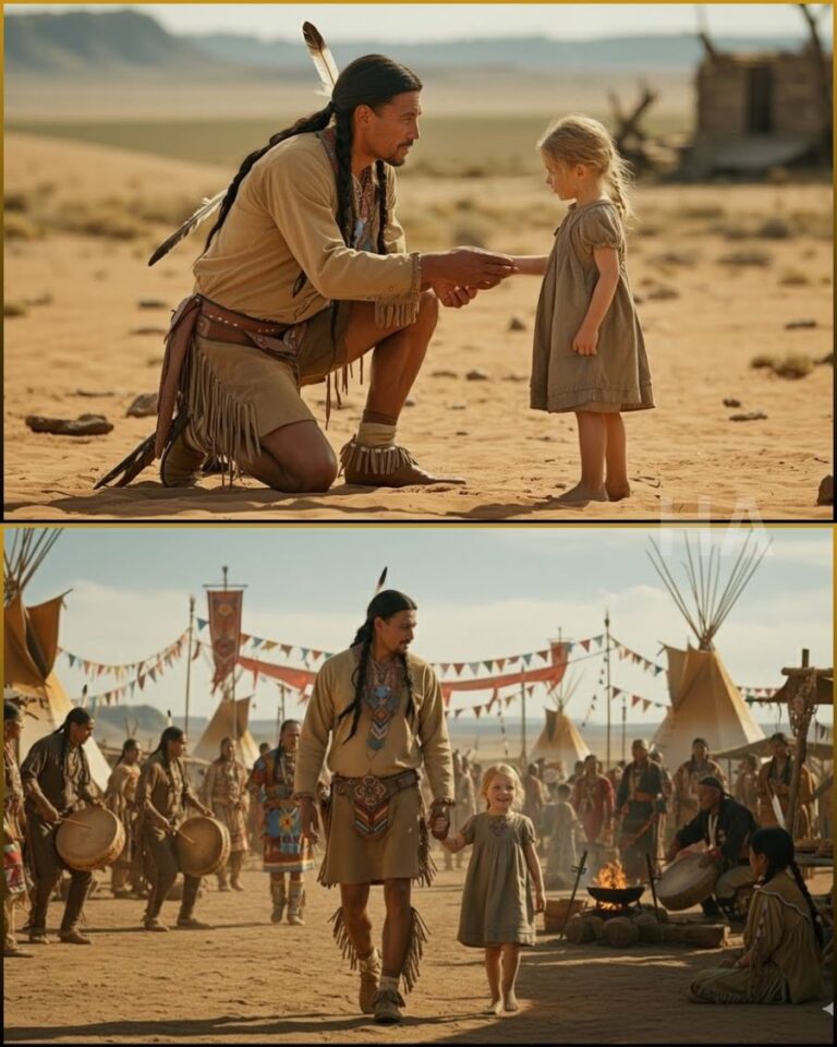 Abbandonata a morire, la bambina pianse, poi un cacciatore Comanche la trovò.