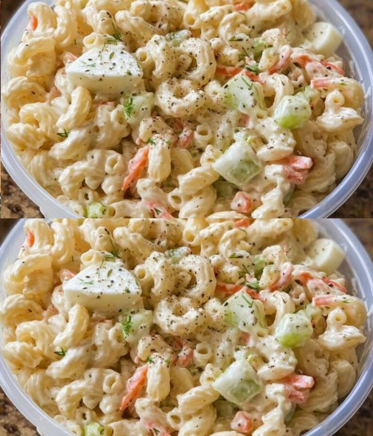 La migliore ricetta per l'insalata di maccheroni