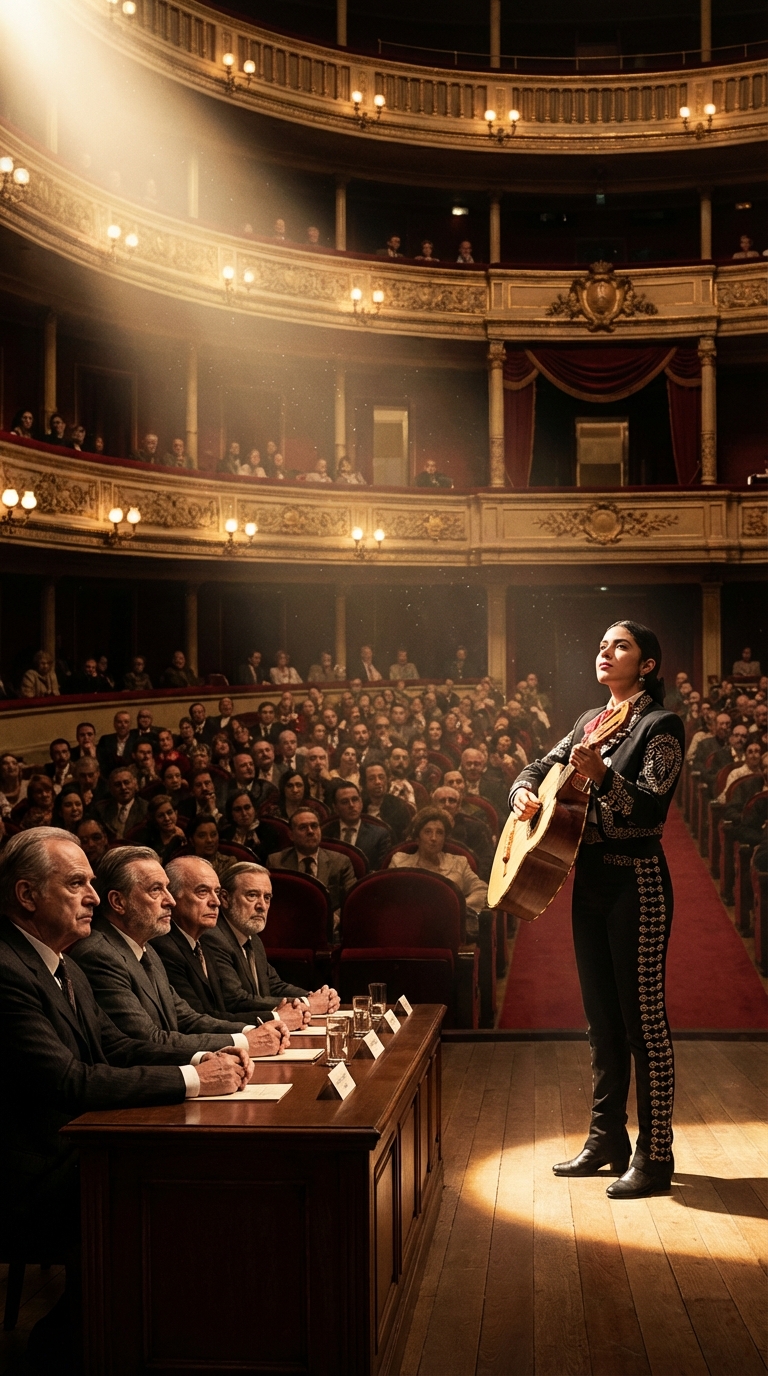 La giuria spagnola ha affermato che il gruppo mariachi "non era idoneo a competere"...