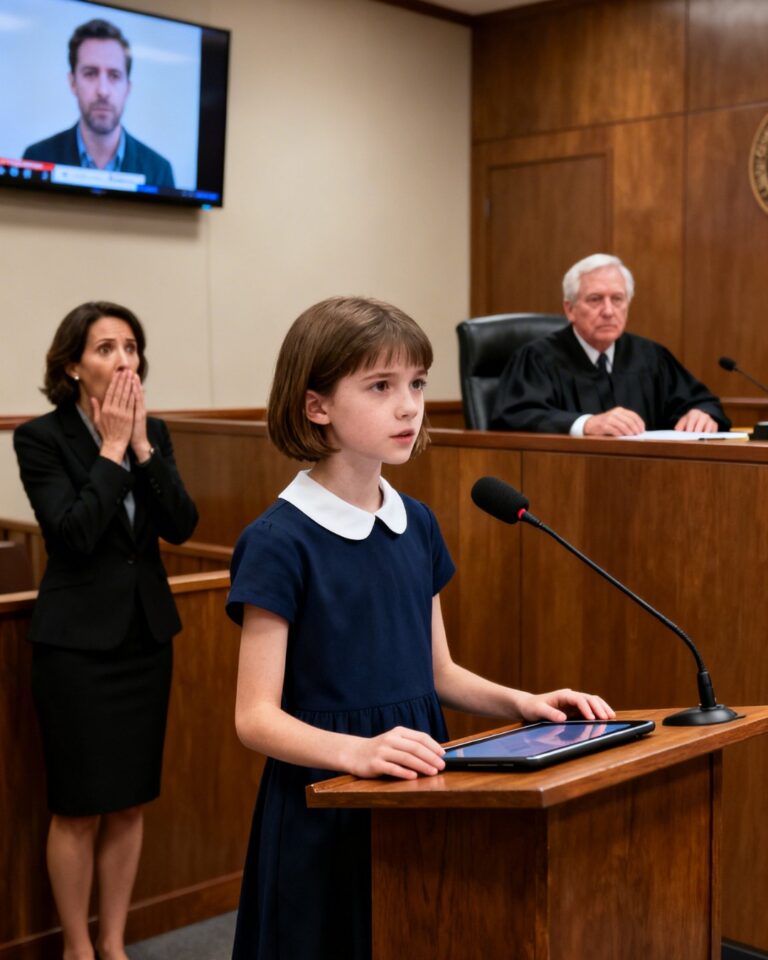 Mio marito ha chiesto il divorzio e mia figlia di dieci anni ha chiesto al giudice: "Giudice, posso mostrarle qualcosa che la mamma non sa?"