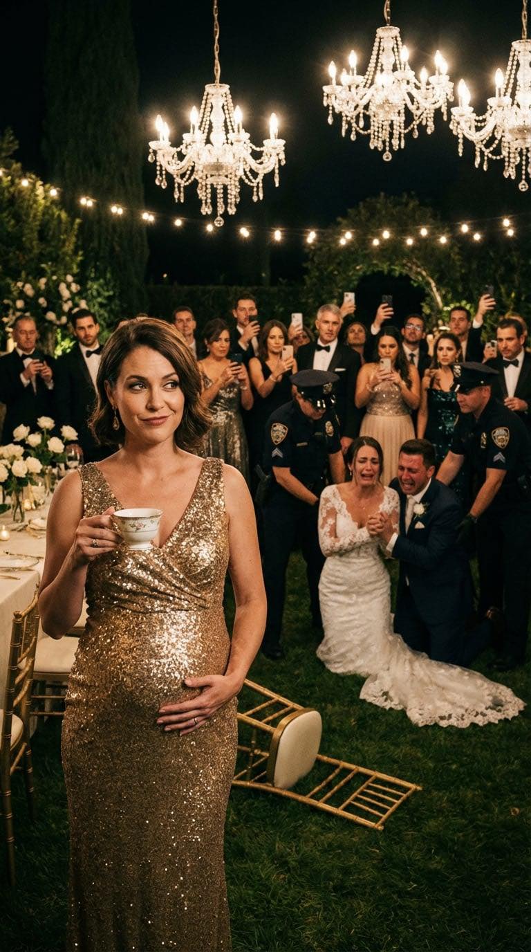 Al matrimonio di mia cognata, me ne stavo in disparte, in un angolo tranquillo, sperando di passare inosservata. Ma lei apparve all'improvviso, in piedi sui tacchi, e gridò: "Non stare lì impalata a non fare niente solo perché sei incinta! Anch'io porto i tacchi!". Sua madre replicò sprezzantemente: "La gravidanza non è una scusa. Smettila di essere così debole". Non dissi nulla. Poi un uomo si avvicinò al microfono. Un silenzio di tomba calò nella stanza... e i loro volti si incupirono.