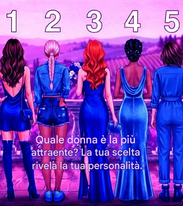 La tua scelta rivela la tua personalità…!!!