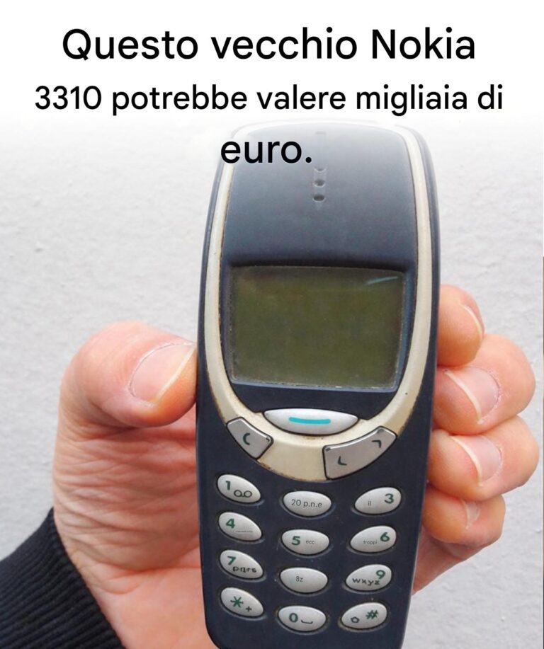 Il ritorno del Nokia 3310: perché ora potrebbe valere migliaia di euro