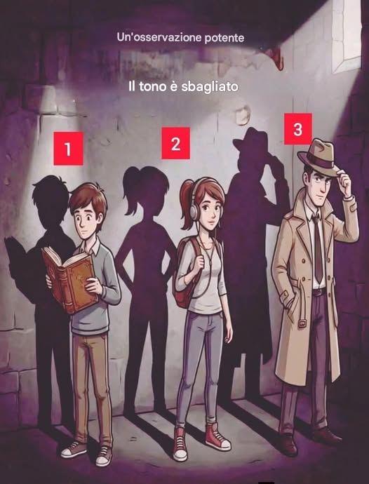 Percezione: solo il 5% riesce a individuare l'errore in questa immagine.