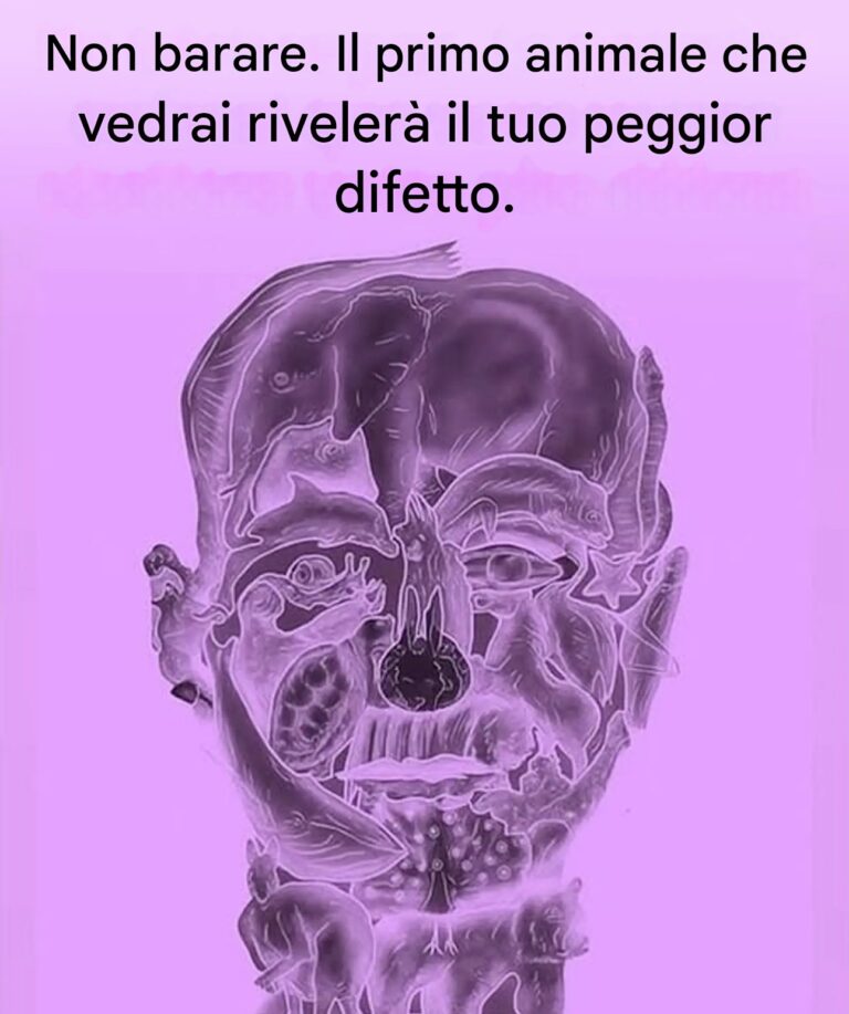 Un curioso test visivo che promette di rivelare il tuo "peggior difetto" in base al primo animale che vedi.