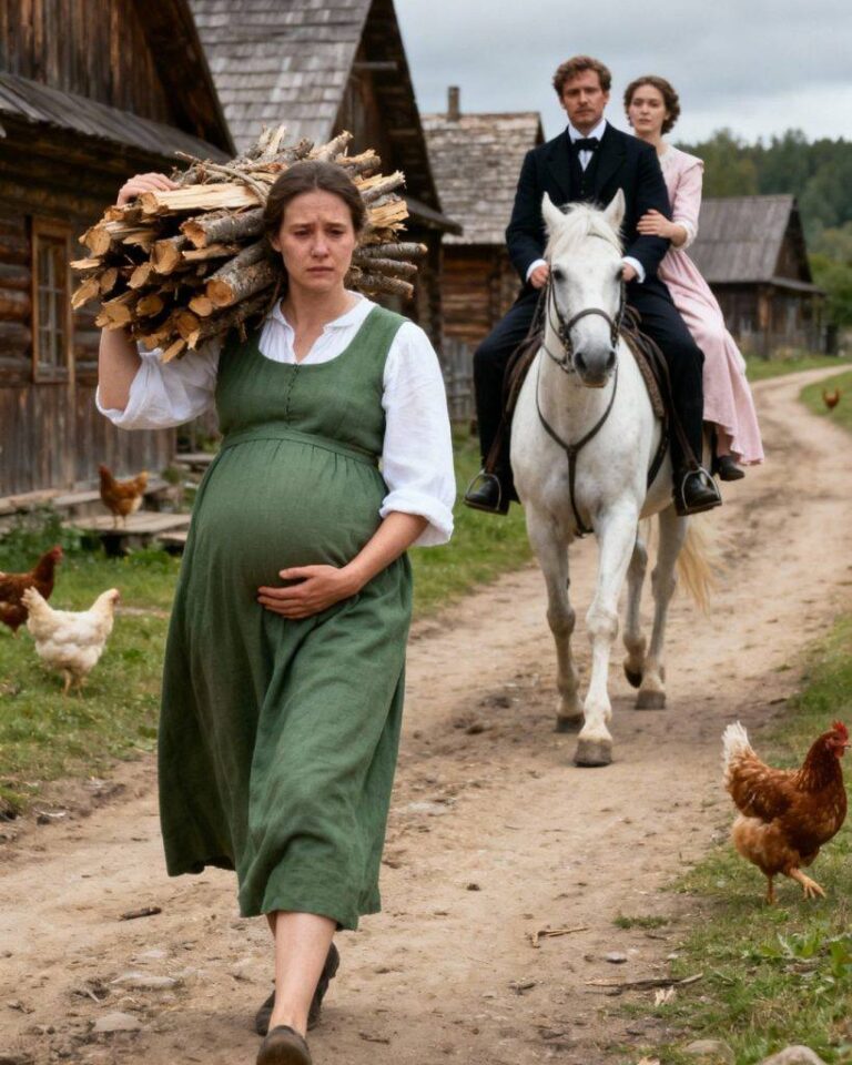 Un contadino stava guidando con la sua ragazza... e si è fermato quando ha visto la sua ex moglie incinta che trasportava legna da ardere... Rodrigo stava guidando tranquillamente accanto alla sua nuova ragazza quando l'ha vista, la sua ex moglie, che trasportava legna da ardere con un enorme pancione di sette mesi di gravidanza