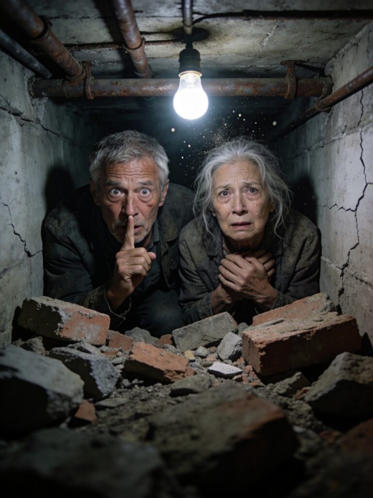 Ci hanno rinchiuso in cantina per portarci via la casa, ma mio marito ha sussurrato: "Non sanno cosa c'è dietro quel muro". Nessuno si aspettava che il tradimento di nostro figlio ci avrebbe salvati...