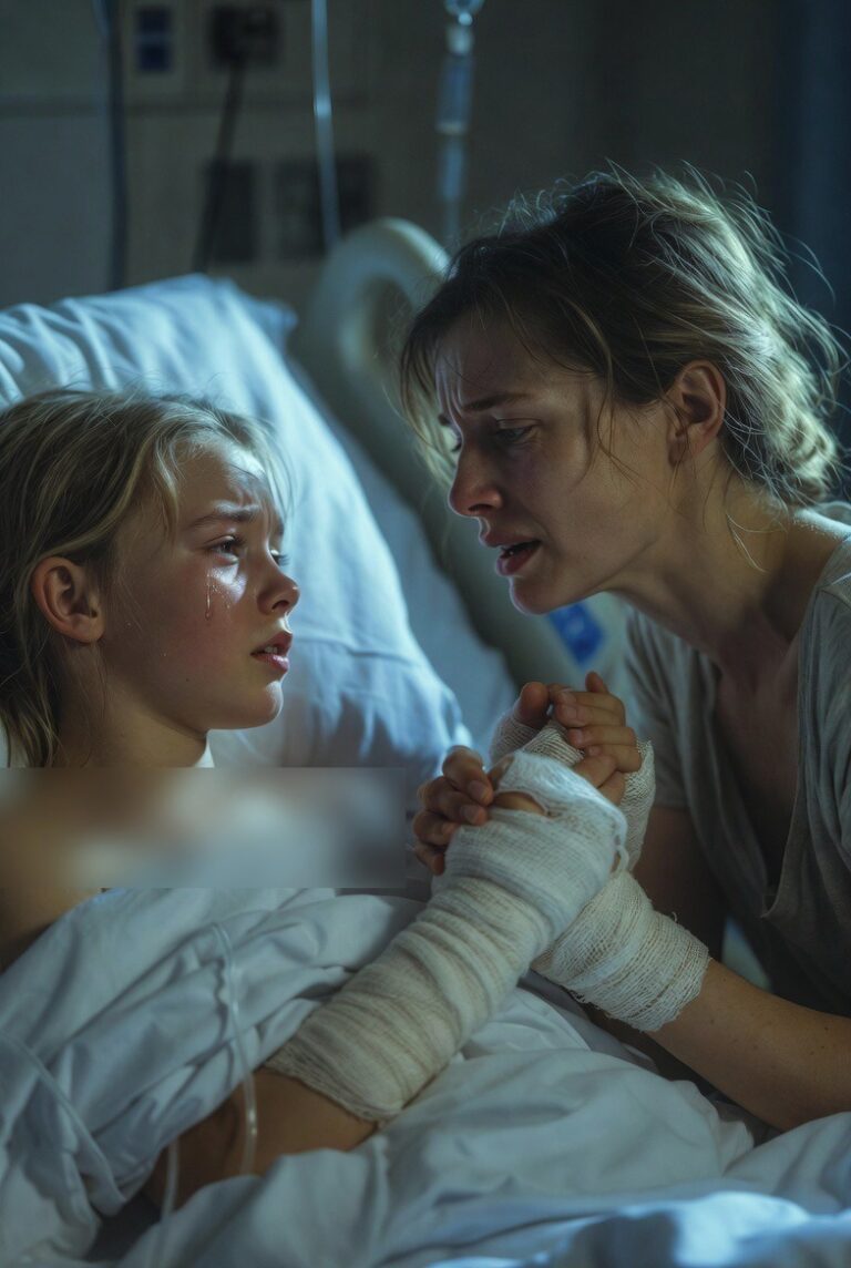 L'ospedale ha chiamato: "Sua figlia di otto anni è in condizioni critiche: ustioni di terzo grado". Quando sono arrivata, mi ha sussurrato: "Mamma... La mia matrigna mi ha tenuto le mani sui fornelli. Ha detto che i ladri stavano bruciando. Ho preso il pane solo perché avevo fame...". Mentre la polizia stava esaminando le riprese, il mio ex ha cercato di scappare.