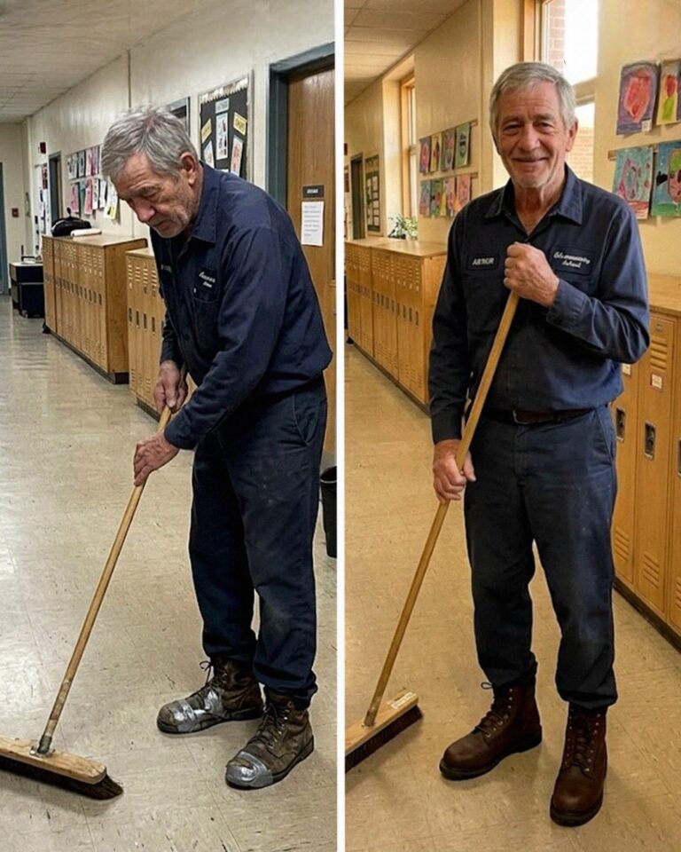 Ho comprato degli stivali nuovi al bidello della scuola dopo aver visto le sue suole rattoppate con del nastro adesivo; non riuscivo a smettere di piangere quando si è presentato alla mia porta quella stessa sera.