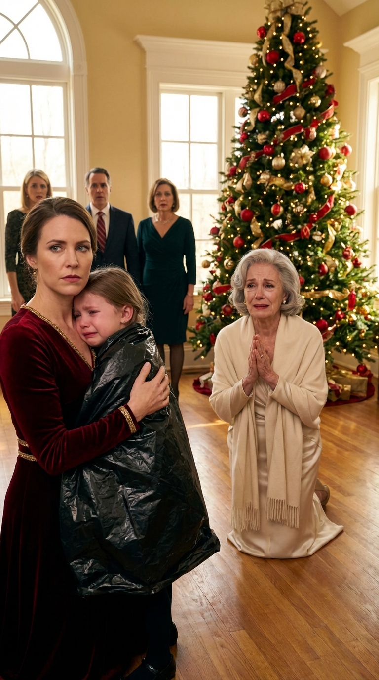 Mia figlia di 7 anni è tornata a casa dalla nonna dopo Natale e si è sollevata la maglietta. "La nonna ha detto che sono troppo grassa e mi ha fatto indossare questo tutto il giorno". Era un sacco della spazzatura. Poi ho notato lividi e segni rossi. Era colpa di una cintura. Non ho chiamato la polizia. Non ho mandato messaggi. Sono semplicemente salita in macchina, sono andata a casa di mia suocera e, quando ha aperto la porta, ho fatto questo.