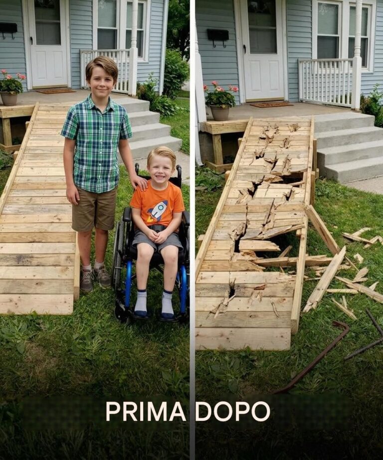 Mio figlio ha costruito una rampa per il ragazzo della porta accanto, poi un vicino arrogante l'ha distrutta, ma il karma è arrivato più velocemente di quanto si aspettasse.