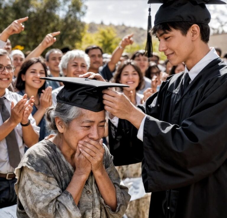 Annuncio Mi prendevano in giro perché mio padre raccoglieva la spazzatura. Per anni ho sopportato in silenzio gli sguardi, i sussurri, le umiliazioni. Poi è arrivato il giorno della laurea. Ho preso il microfono, con il cuore che mi batteva forte, e ho pronunciato una sola frase…