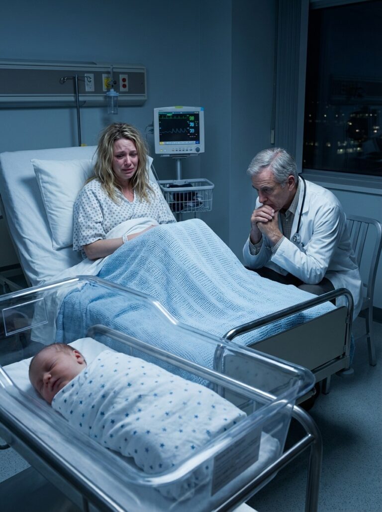 Si recò nell'appartamento per partorire, ma non appena arrivò il medico di famiglia, scoppiò in lacrime.