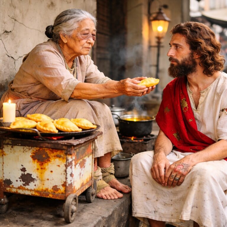 «È COLPA MIA», disse la commessa cieca allo sconosciuto... ignaro che si trattasse di Gesù.