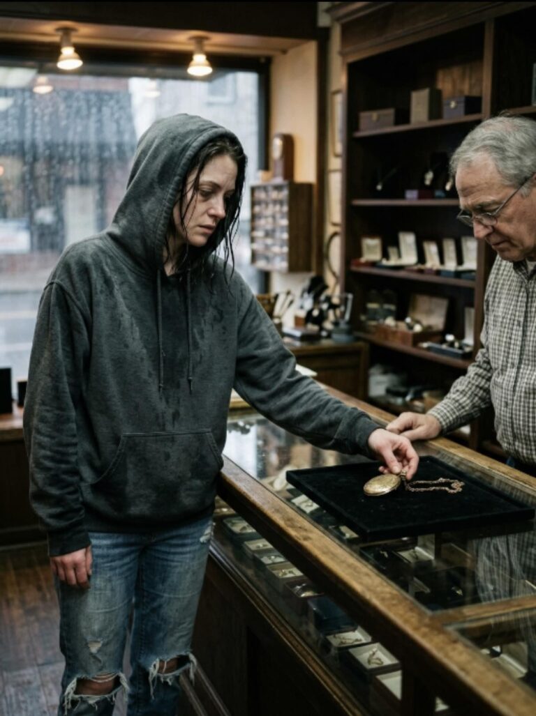 Poi la pioggia sembrò farsi più forte. Il gioielliere rimase immobile sulla soglia, stringendo ancora forte in mano il medaglione.