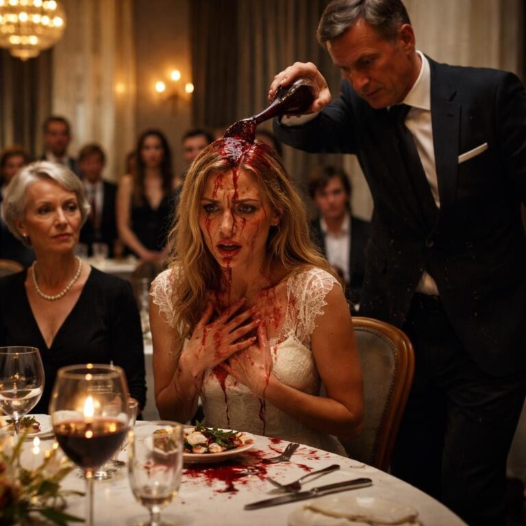 Quando mi sono rifiutata di pagare il conto in quel ristorante di lusso, non ha nemmeno discusso. Si è scagliato contro di me. Il vino mi è schizzato in faccia, freddo e umiliante, mentre sua madre guardava con un sorriso soddisfatto e l'intera sala piombava in un silenzio attonito. "Paga... o stasera è finita", disse con voce flebile ma tagliente. Mi sono asciugata lentamente il viso, cercando di calmare il respiro, poi ho infilato la mano nella borsa... e ho composto il 112. In pochi minuti, tutto è cambiato. La direzione ha visionato le riprese delle telecamere di sorveglianza, le guardie di sicurezza hanno circondato il nostro tavolo e mio marito ha capito, troppo tardi, che non si trattava mai di soldi. Non avrei finanziato la mia umiliazione. Avrei messo fine a tutto.