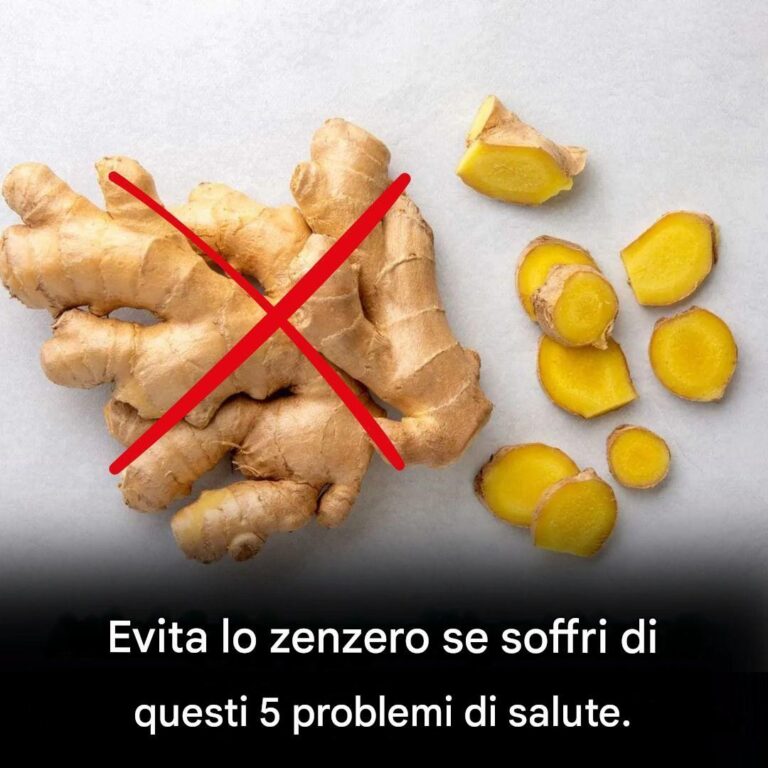Evita lo zenzero se hai questi 5 problemi di salute.