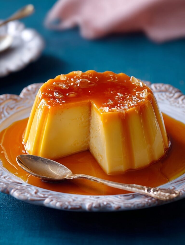 Torta classica al caramello con panna