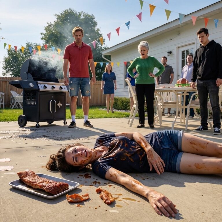 Quando sono crollata nel vialetto di casa di mio marito mentre portavo il barbecue per il suo compleanno, lui non si è precipitato ad aiutarmi; mi ha guardata, ha alzato gli occhi al cielo e ha detto: "Seriamente, Judith, alzati". Sua madre mi ha dato della drammatica, gli ospiti si sono dispersi e, mentre una torta a forma di pallone da football aspettava in giardino, un dettaglio amaro che avevo ignorato per cinque mesi ha improvvisamente iniziato a dipingere un quadro molto più cupo. Mi ha guardata mentre ero in piedi nel vialetto, con il fumo del barbecue di compleanno che si alzava alle sue spalle, e invece di chiedermi se stessi bene, mio ​​marito ha alzato gli occhi al cielo. "Seriamente, Judith, alzati". Mi chiamo Judith Santana, ho 32 anni e vengo da Covington, nel Kentucky. Per cinque mesi, il mio corpo mi aveva mandato segnali d'allarme: formicolio ai piedi, stanchezza opprimente, vista offuscata, gambe che sembravano appartenere a qualcun altro. Ogni volta che dicevo "Leo", lui diceva la stessa cosa. Stress. Ansia. Acqua. Sua madre, Freya, sorrise e disse che le giovani donne non avevano resistenza. Quel sabato era il compleanno di Leo e Freya aveva trasformato il nostro giardino in uno spettacolo: festoni, uno striscione, una torta a forma di pallone da calcio per un uomo il cui sport preferito era il bowling. Stavo portando un piatto di carne affumicata lungo il vialetto quando improvvisamente le mie gambe cedettero. Senza preavviso. Un attimo prima stavo camminando, un attimo dopo ero distesa sul cemento rovente, la maglietta inzuppata di grasso e niente che mi stesse bene dai fianchi in giù. Leo si alzò dal barbecue e mi guardò come se lo avessi messo in imbarazzo. "Seriamente, Judith, alzati", ripeté. Non "Ti sei fatta male?" o "Chiama il 118". Solo irritazione. Uno dei suoi colleghi si avvicinò a me. Leo mi fece cenno di allontanarmi. "Lo sta facendo". E questo bastò. Quattordici persone mi fissavano lì sdraiata, senza aiutarmi. Leo diceva da mesi a tutti che ero drammatica, fragile e ossessionata dalla malattia. Freya si avvicinò e annunciò che stavo cercando di rovinare il giorno speciale di suo figlio, mentre dietro di lei giaceva una torta a forma di pallone da calcio intatta. Sdraiato lì, mi tornarono in mente due cose che avevo cercato di ignorare. La prima erano i soldi spariti: 1.200 dollari erano svaniti dai nostri risparmi, presumibilmente per le riparazioni dell'auto, anche se la spia del motore della nostra Mazda era ancora accesa. La seconda era un estratto conto della carta di credito di 7.400 dollari a nome di Leo, al nostro indirizzo, che Leo aveva definito un errore della banca. Poi lui e Freya si voltarono e tornarono al barbecue, con la musica ancora accesa. Per circa 90 secondi, ho creduto sinceramente che sarei potuto morire in quel vialetto e la festa sarebbe continuata. Poi ho sentito la sirena. La verità è che quel momento non è iniziato nel vialetto.Tutto è iniziato quando ho conosciuto Leo e ho pensato di aver trovato la persona giusta. All'inizio era premuroso, facile da fidare, e quando tutto è cambiato, avevo costruito la mia vita intorno al mantenere la calma. Freya aveva una chiave di casa nostra e la usava quando voleva. Tornavo a casa e trovavo gli armadietti sottosopra, i pasti criticati, e Leo, che sempre minimizzava tutto con la solita risposta: "È fatto così. Ha buone intenzioni. Non farne un dramma, Judith". Poi sono arrivati ​​i soldi. Leo voleva unire i nostri conti perché eravamo una squadra e non avevamo mai soldi da parte. Quando ho messo in discussione la sua decisione, ha riso e ha detto che ero negata in matematica. Più o meno nello stesso periodo, la mia salute è peggiorata. Quando ho cercato di fissare un appuntamento dal medico, ho scoperto che Leo, dopo aver cambiato lavoro, non mi aveva aggiunta alla sua assicurazione sanitaria. Al quinto mese, l'intorpidimento si estese alle caviglie e finalmente pagai la visita in contanti da un piccolo conto di emergenza che mia nonna diceva sempre che ogni donna dovesse tenere in un posto dove nessuno potesse toccarlo. Il medico mi prescrisse delle analisi del sangue. I risultati non erano pronti il ​​giorno in cui svenni. Ogni sera prima di andare a letto, bevevo una tisana alla camomilla. Circa cinque mesi prima della crisi, aveva iniziato ad avere un sapore leggermente amaro. Quando glielo feci notare, Leo disse che aveva cambiato marca perché i prezzi erano aumentati. E per quei cinque mesi, avevo preparato quella tisana ogni sera. Il paramedico che arrivò si chiamava Tanya Eastman: mano ferma, sguardo penetrante, quel tipo di calma che ti fa sentire come se finalmente qualcuno ti stesse prestando attenzione. Controllò la sensibilità alle gambe, mi testò i riflessi e iniziò a farmi domande. Quando era iniziato tutto questo? Era cambiato qualcosa? Le parlai dei miei sintomi. Dissi che non avevo un'assicurazione sanitaria. Poi menzionai la tisana. Fu la prima volta in tutta la giornata che vidi qualcuno reagire senza mostrarlo. La penna di Tanya rallentò. Scrisse qualcosa e sottolineò una riga che non riuscivo a leggere dal pavimento. Leo era lì vicino, con le braccia incrociate, con aria preoccupata. "È così da mesi", disse a Tanya. "Probabilmente è stress. Forse dovresti controllare se soffre d'ansia?" Tanya, con calma e fermezza, gli chiese di allontanarsi. Prima che lo facesse, vidi un luccichio nei suoi occhi che non era affatto paura. Sembrava calcolato. Mi misero in ambulanza. Leo disse che mi avrebbe raggiunto più tardi, perché doveva occuparsi di alcuni ospiti. Dal retro, Tanya disse qualcosa che mi sconvolse profondamente: "Non sei pazza". In ospedale, tutto si muoveva velocemente e lentamente allo stesso tempo. Tanya fece al medico del pronto soccorso un resoconto abbastanza dettagliato da farmi capire che aveva visto qualcosa che non le piaceva e che non avrebbe ignorato. Ci vollero tre ore prima che Leo arrivasse. Quando finalmente si presentò, non chiese cosa avessero trovato i medici.Mi chiese quando potevo andarmene perché la casa era un disastro dopo la festa e sua madre era arrabbiata. Poi si sedette in un angolo, a fissare il telefono. Quella notte, l'infermiera mi chiese: "Si sente al sicuro a casa?". Risposi automaticamente: "Sì". Poi controllai il nostro conto in banca e vidi qualcosa che non avevo mai visto prima: prelievi bancomat, sessanta dollari ogni volta, da Florence, Kentucky, risalenti a quattro mesi prima, con una regolarità impressionante. Non avevamo motivo di essere a Florence. Non dormii. Verso le sei del mattino seguente, il dottore entrò con due donne alle sue spalle, una in camice, l'altra con una giacca scura e un badge alla cintura. Avvicinò una sedia al mio letto prima di parlare, e io sapevo abbastanza di ospedali per sapere che i medici non restano ad aspettare buone notizie. E in quell'istante, il tè amaro, i soldi mancanti, l'ansia appresa da Leo, i prelievi da Florence e le parole di Tanya Eastman che sottolineavano questo punto, tutto sembrò improvvisamente convergere. Poi il dottore mi guardò e iniziò. Vedi altro