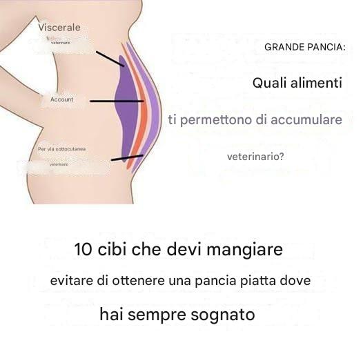 10 alimenti da evitare per ottenere la pancia piatta che hai sempre sognato
