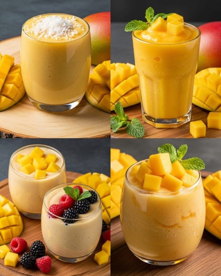 🥭 Frullato di mango e cocco 🥥 Rinfrescante, cremoso e tropicale, perfetto per le giornate calde o come colazione nutriente. 😍😍😍👇🏻👇🏻👇🏻
