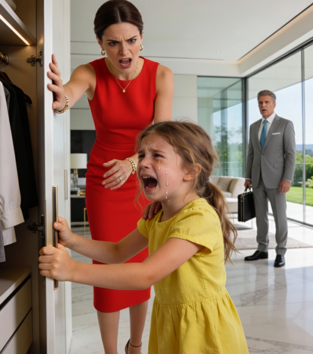 Alle due del mattino udì le suppliche della figlia provenire dall'armadio e, al suo ritorno a casa, scoprì la crudele verità che la moglie gli aveva nascosto...