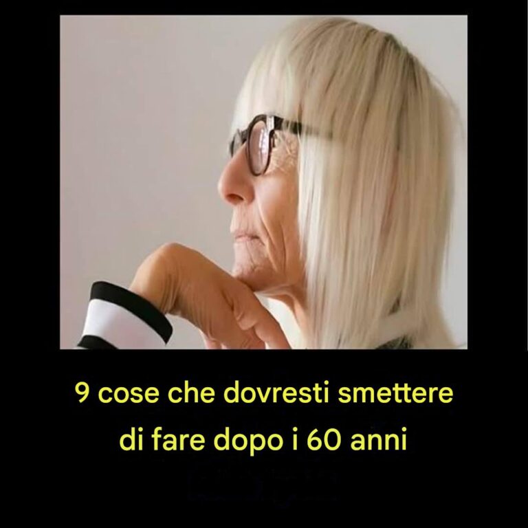 9 cose che dovresti smettere di fare dopo i 60 anni per goderti la vita