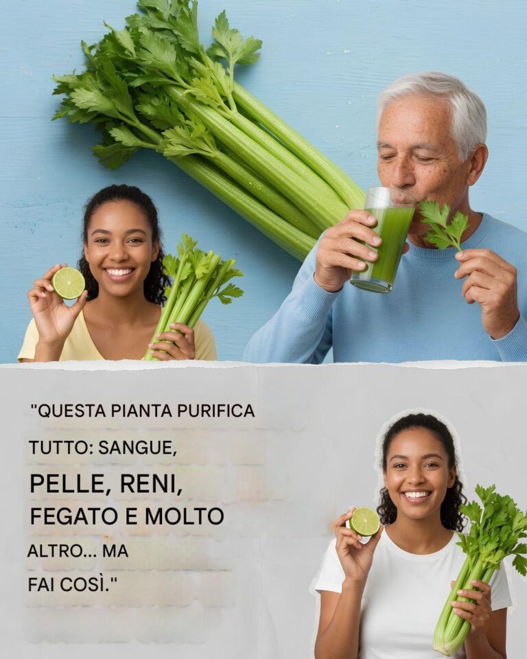 🥬 Succo di sedano per favorire la salute di reni, fegato e polmoni: una bevanda detox delicata 💚