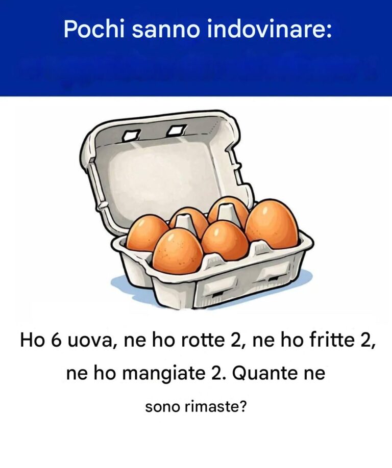 Questo enigma legato alle uova ha lasciato perplessa più di una persona.