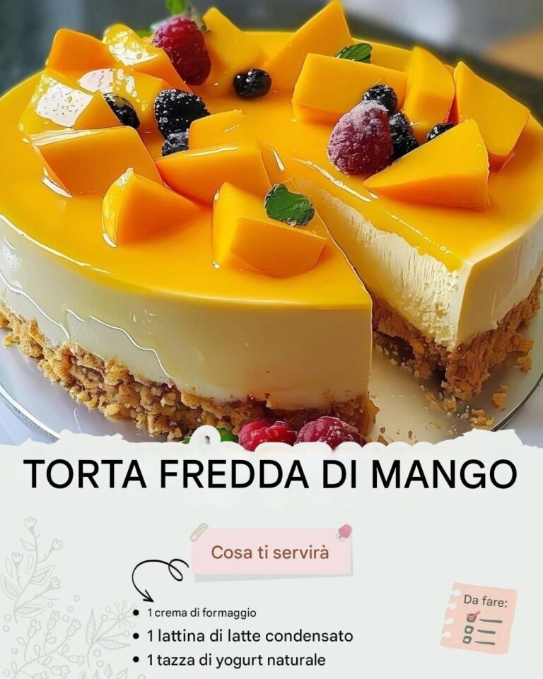 Torta di mango fredda: una delizia estiva rinfrescante