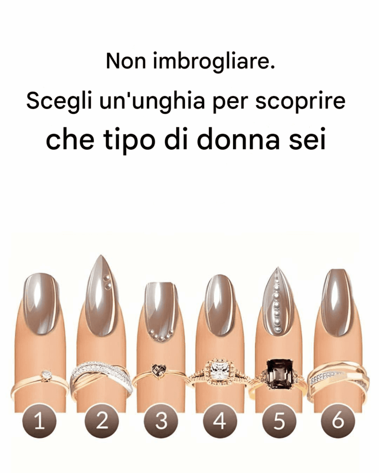 Quale unghia ti attrae di più? Rivela che tipo di donna sei.
